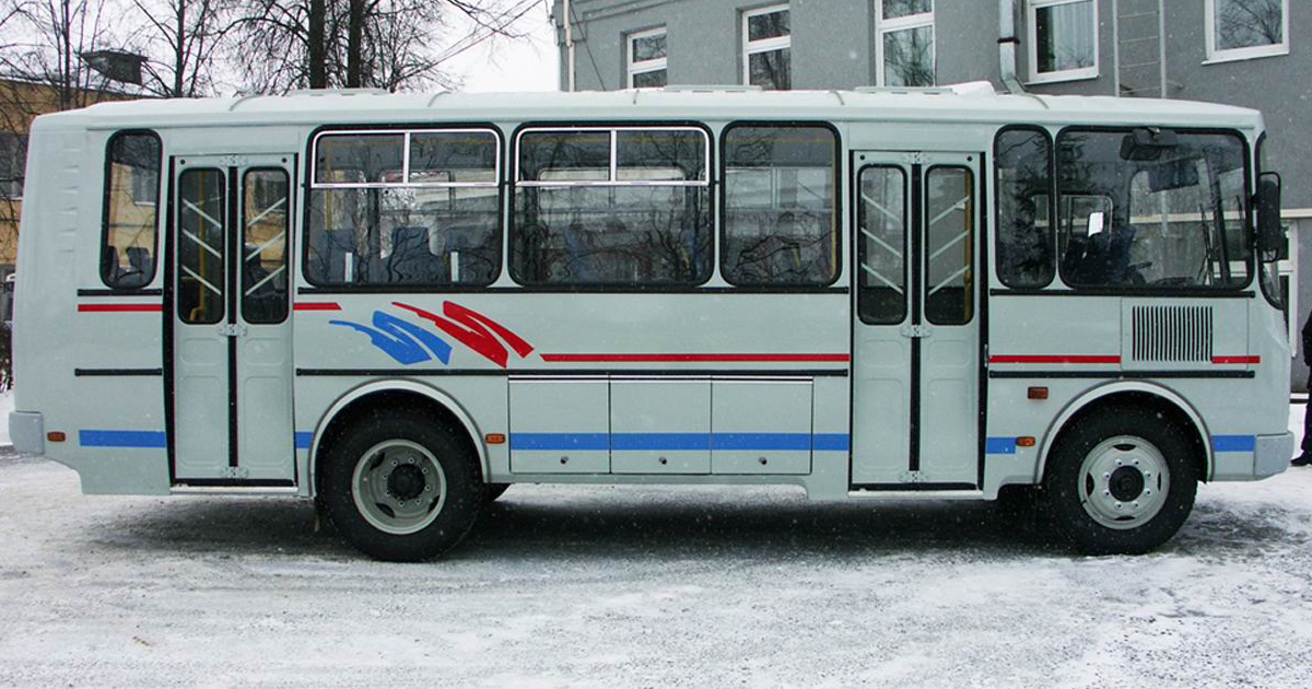 Автобус паз бензин