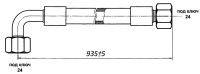 Шланг компрессора L= 935 подвода тосола САТ (d12) 