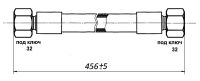 Шланг компрессора д32мм(ключ) c8812